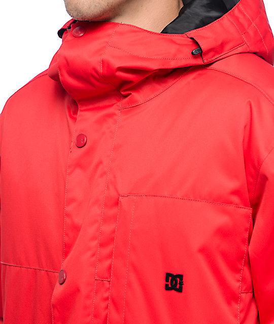 Red Men's Snowboard Racing Jacket