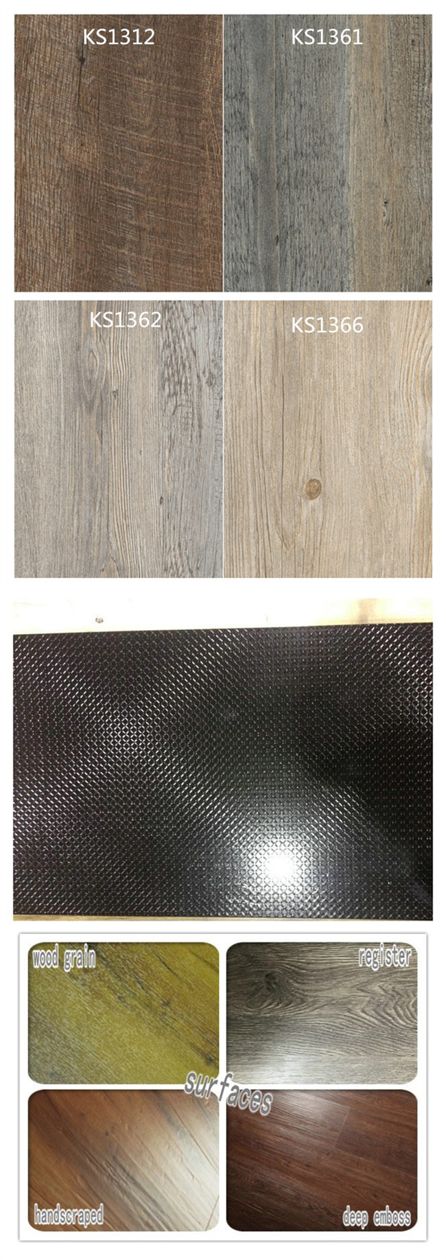 Best Selling 5mm Loose Lay Luxury Vinyl Plank PVC Flooring