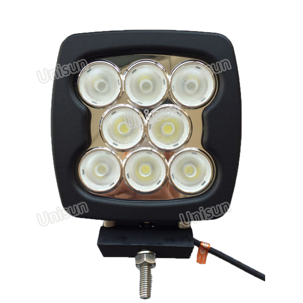 Waterproof 7inch 80W 8X10W CREE LED Machine Lamps