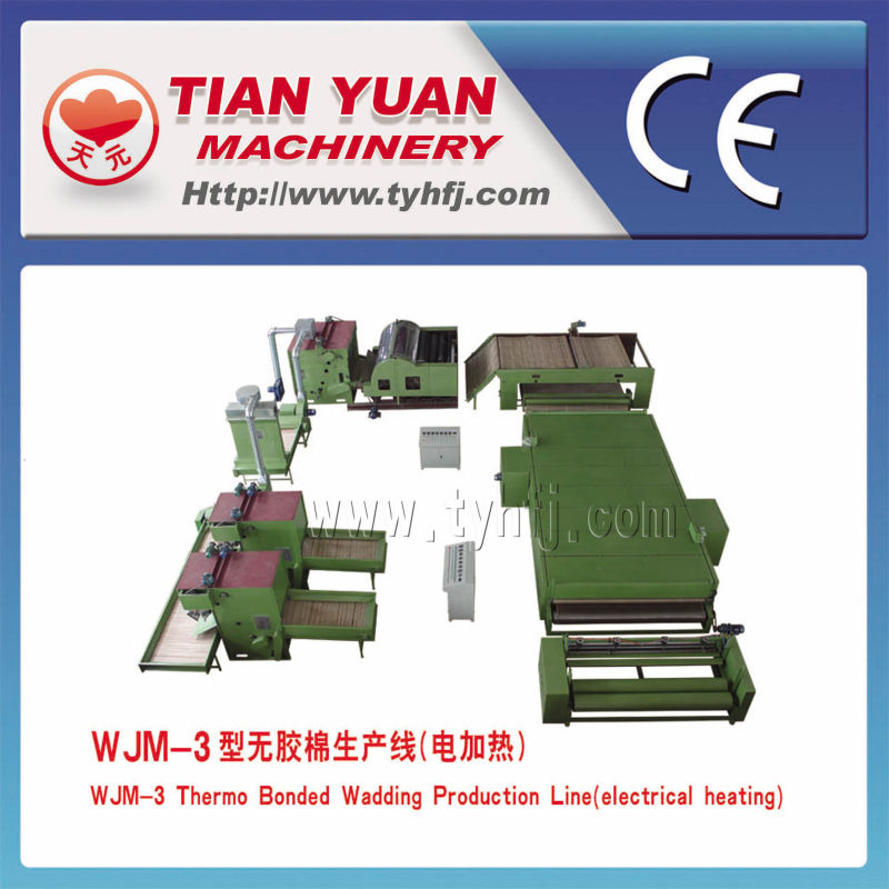 Nonwoven Polyester Dacron Wadding Production Line