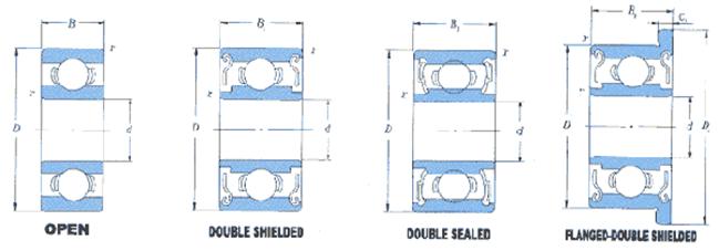 Stainless Steel Deep Groove Ball Bearings Ss6004 2RS