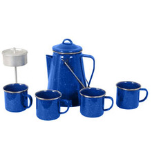 Enamel Percolater Coffee Pot Sets