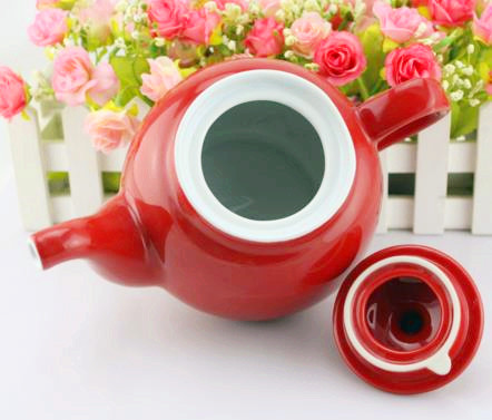 Big Capacity Colorful design SGS Certificate Ceramic Tea Pot