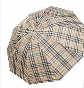 Manual Open Check Printing Fold Umbrella (JS-24)