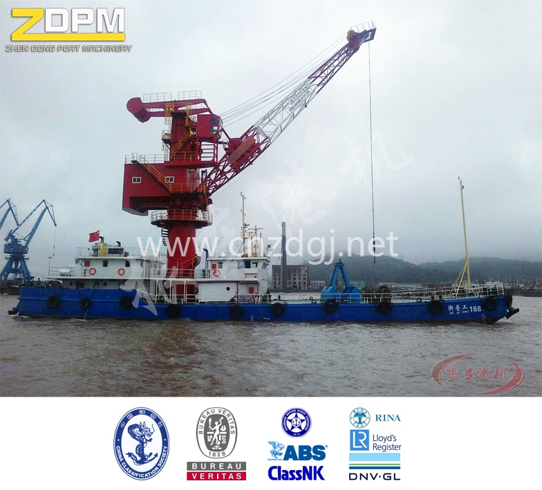 30 Ton Durable Floating Crane for Sale