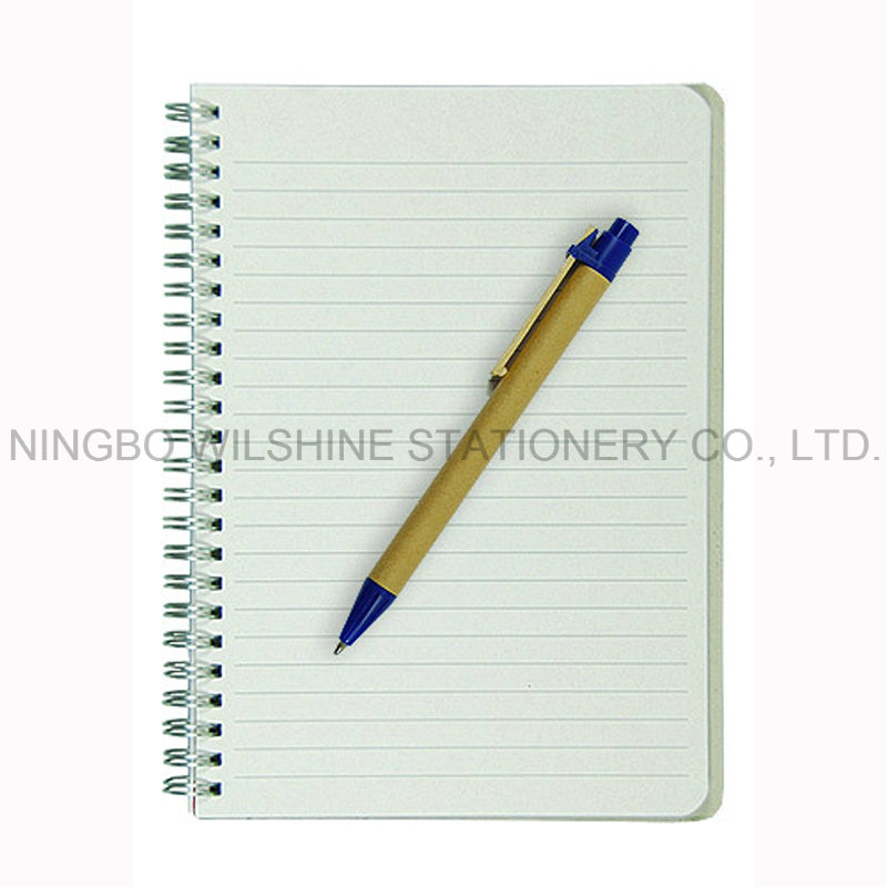 Good Quality Paper Binding Notebook with Paper Pen (SNB109)