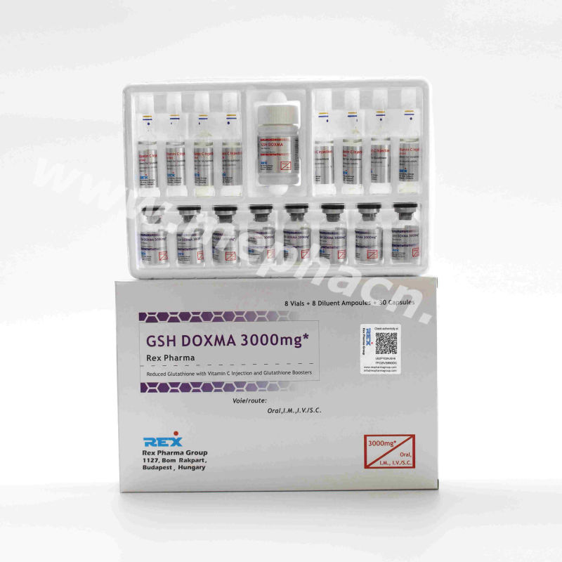 Skin Whitening Glutathione Injection &Actd/Ctd Dossier of Glutathione Injection 300mg /600mg/900mg/1200mg/1500mg/2400mg/3000mg