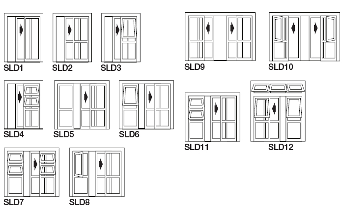 Double Glazing Aluminium Lift and Slide Door