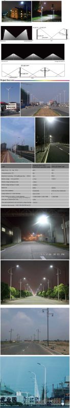 75W New Thin and Reliable LED Outdoor Street Light with Three Years Warranty