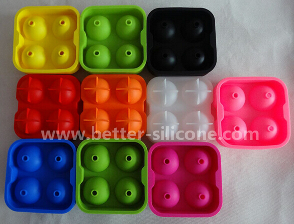 Promotion Whisky Silicone Ice Ball Tray