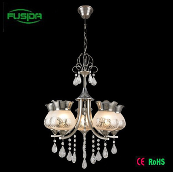 Antique Crystal Pendant Lamp, Die-Casting Light (D-8105/5A)