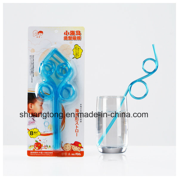 Pet Material Hard Multi-Shaped Crazy Straw