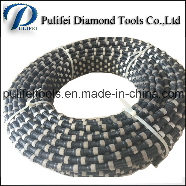 Diamond Wire Cutting Rope for Cutting Quartz Stone Marble Slab