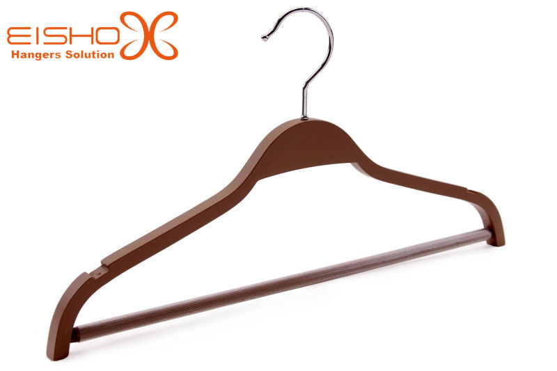 Slimline Laminated Wood Hanger for Fashion Suits