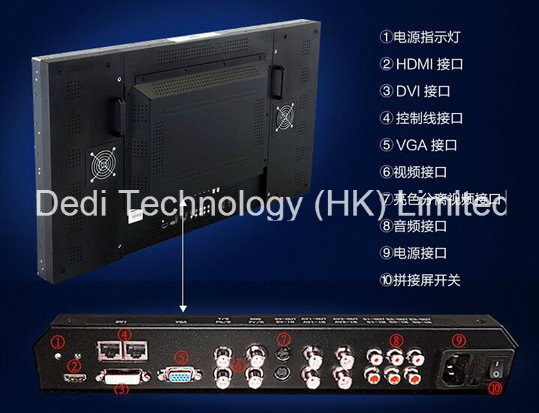 65inch 4k Resolution Innolux Panel LCD Display for Advertising