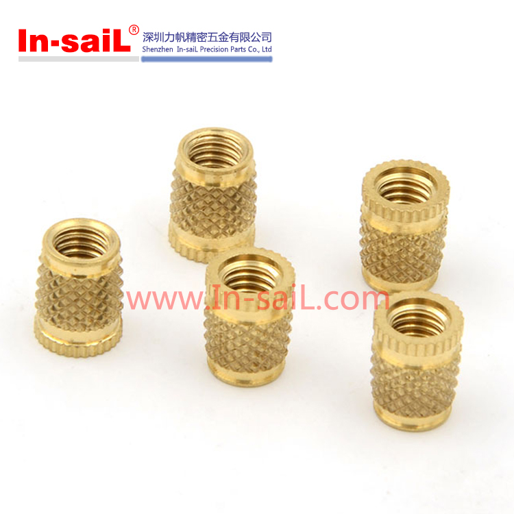 Knurling Insert Nut Made of Brass