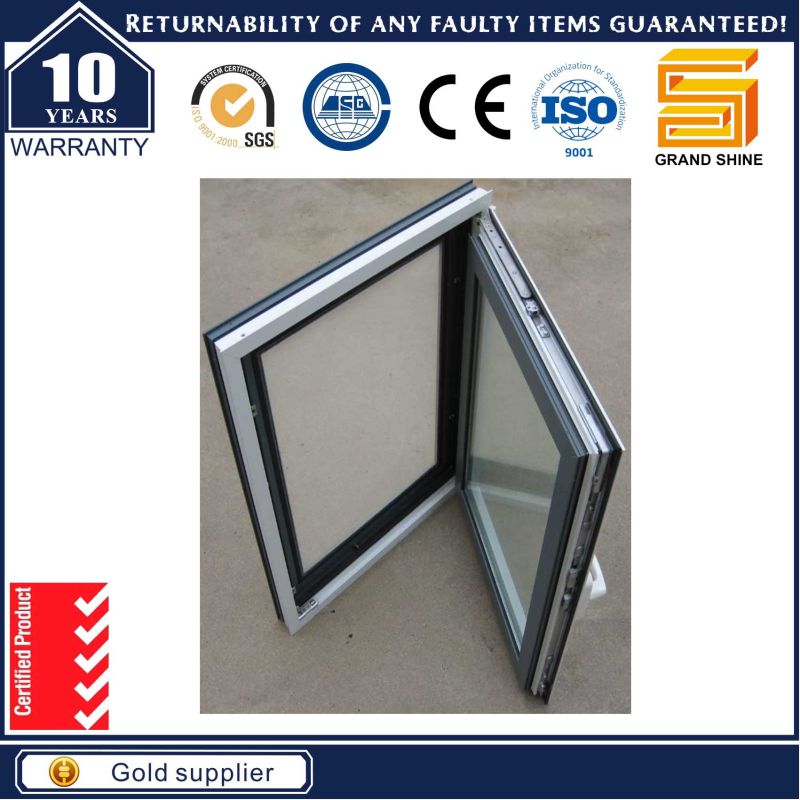 Energy Saving Aluminum Casement Window with Hopo Accessories