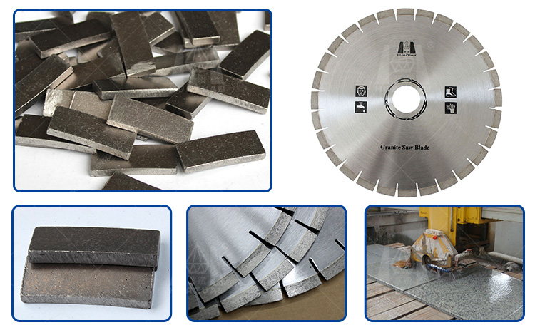 Different Shapes Diamond Segments Stone Cutting Segment for Granite Marble Limestone