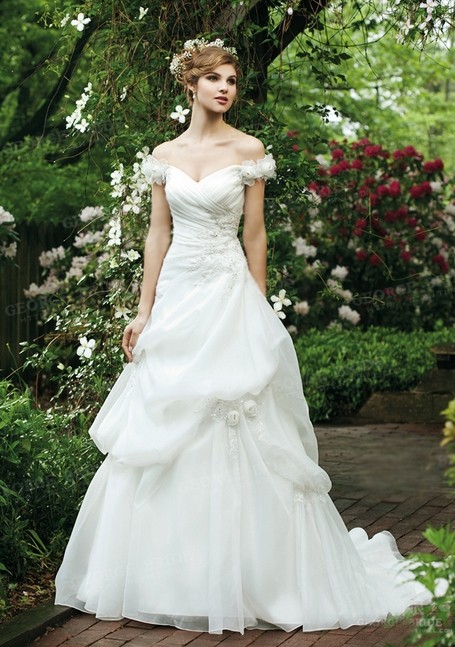 Wedding Dress Bag Bridal Gown Organza Fabric (XSOR-1028)