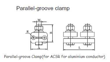 Jb Type Pg Clamp/Two Bolts HDG Alluminum Parallel Groove Clamp/Electrical Wire Clamp