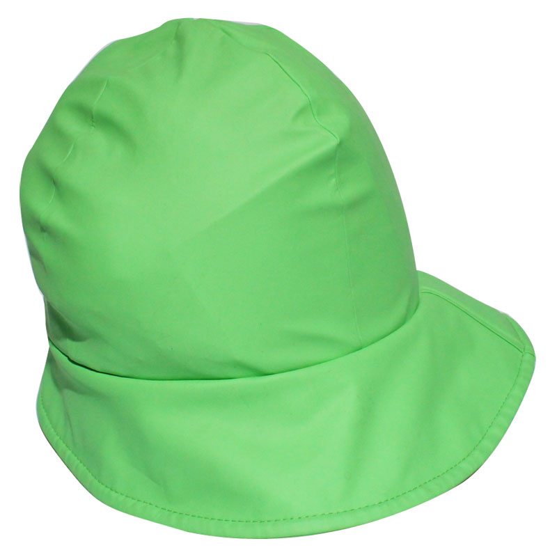 Green PU Rain Hat /Rain Cap/Raincoat for Adult