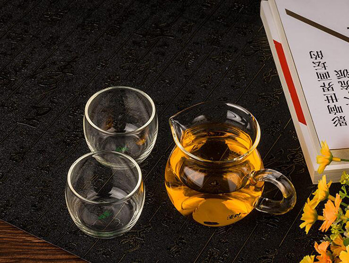 Heat Resistance Glass Tea Divider Mini Tea Pot