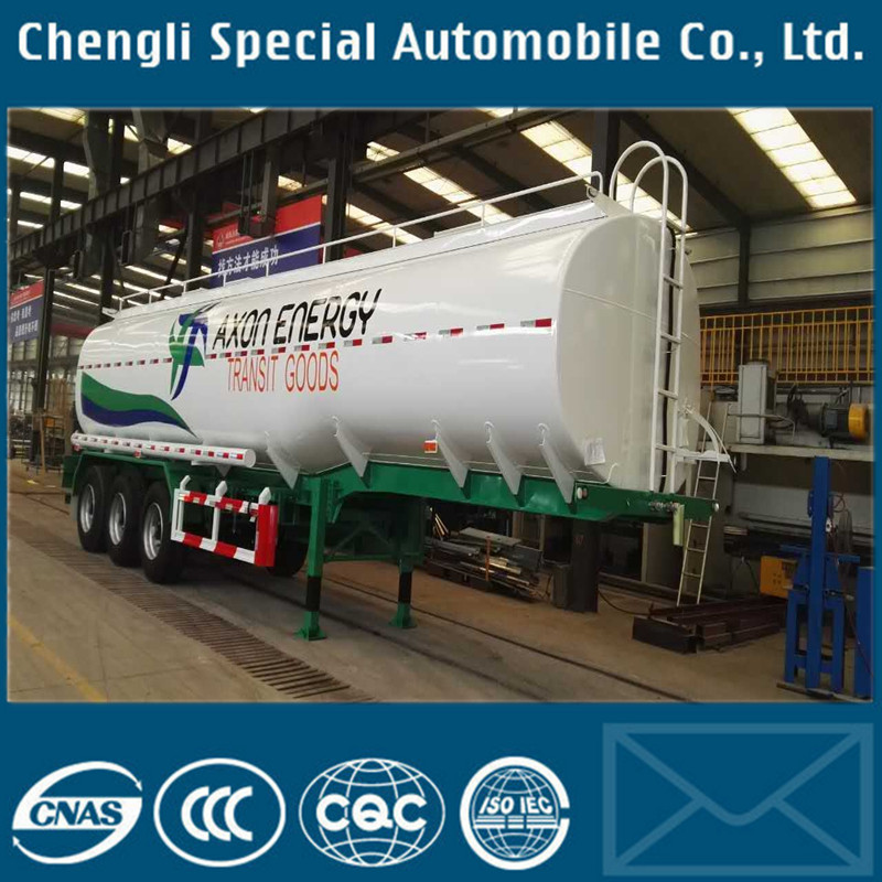 42000~45000liters Oil Tank Trailer, Large Capacity Fuel Tanker Trailer for Sale