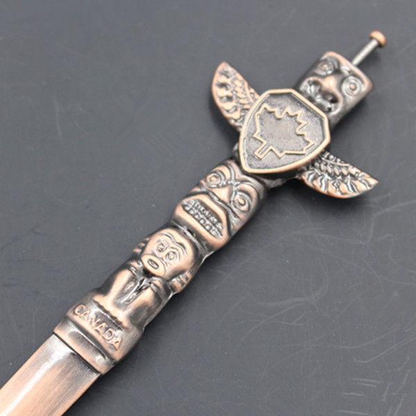 High Quality Custom Bronze Metal Sword Letter Opener