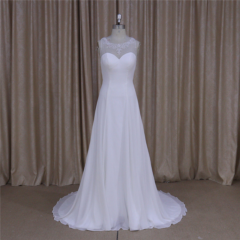 Chiffon Cheap Bridal Dress From Manufacturer