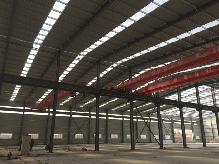 Abu Dhabi Steel Structure Fabricated Warehouse