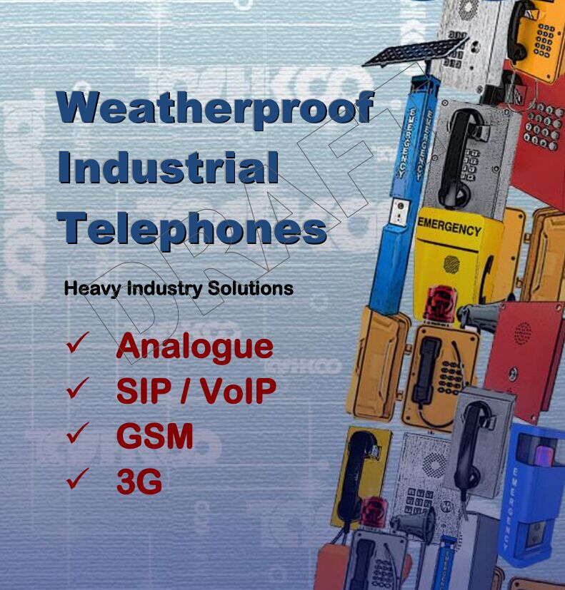 Emergency Wall Phone Industrial SIP Telephone Chemical Industrial Telephone