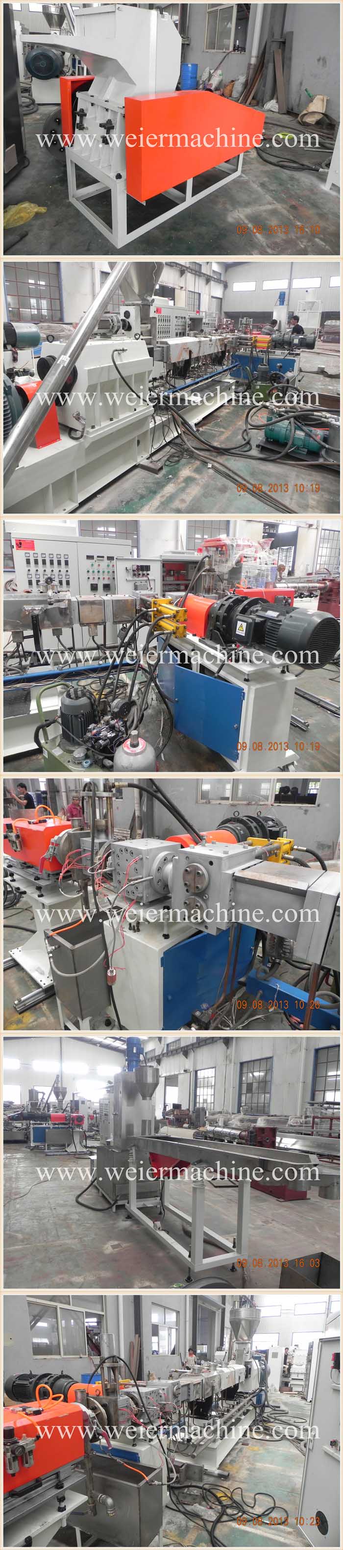 PP PE Pet Plastic Twin Screw Co Rotating Extruder Underwater Cutting Pelletizing Machine Pelletizer