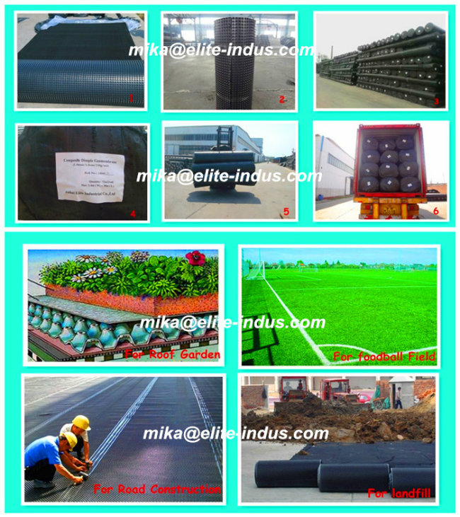 HDPE Dimple Geomembrane for Railway