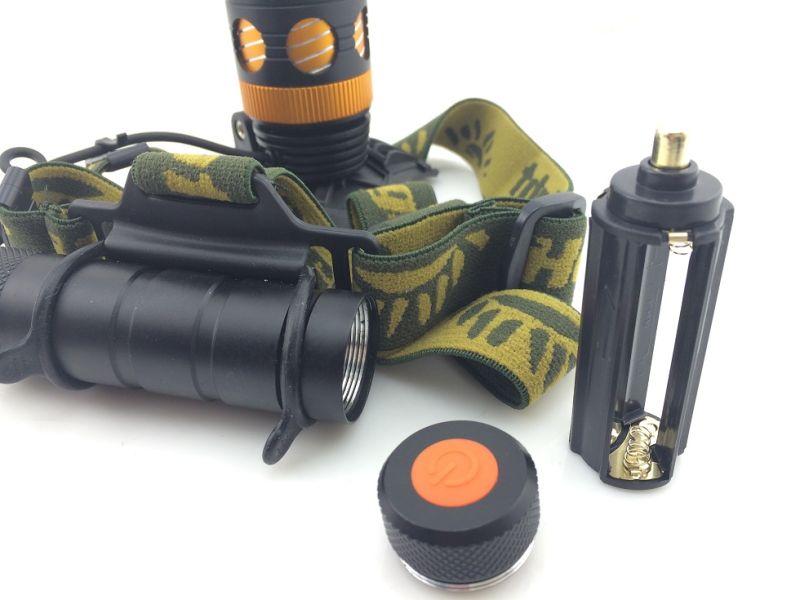 5W LED Rechargeable Headlight Zoom Light