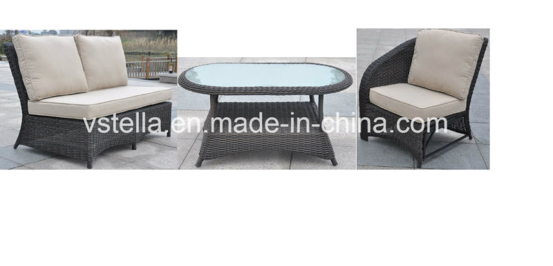 Patio Garden Outdoor Wicker Rattan Sofa Chair