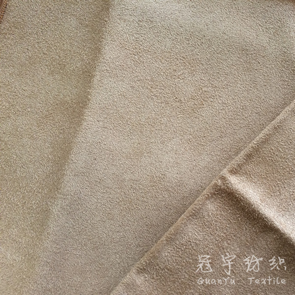 Faux Suede Polyester Leather Fabric Without Backing for Home Textile