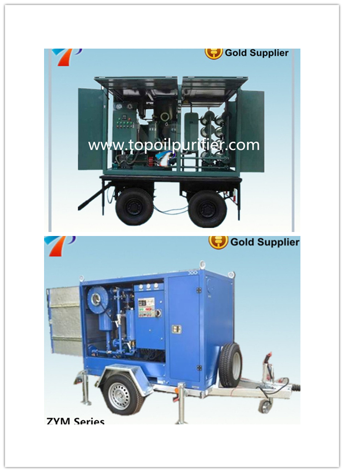 Waste Transformer Oil Purifier/Aging Transformer Oil Cleaning Plant/Transformer Oil Dehydration Plant (ZYM)