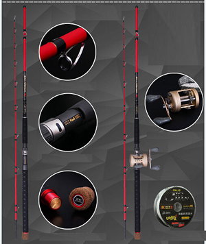 Black Fish Rod Lure Rod