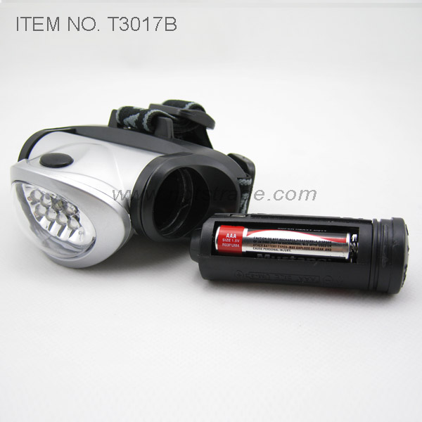 8 PCS Bright White LED Headlamp (T3017B)