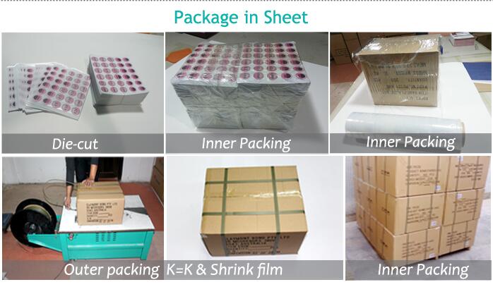 Printed Self-Adhesive Label Sticker for Packing