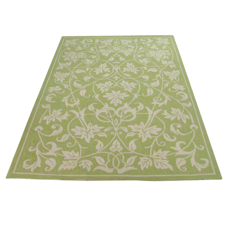 Hand Hooked Polyester Indoor & Outdoor Rug