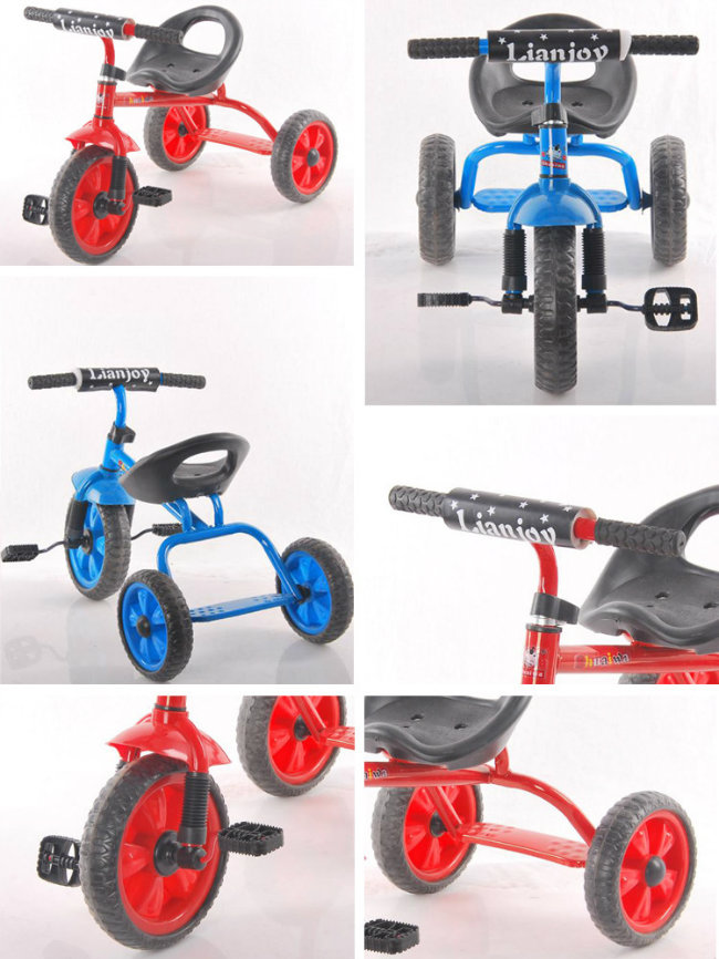 Best Selling Cheap Metal Frame Simple Children Tricycle Made in China