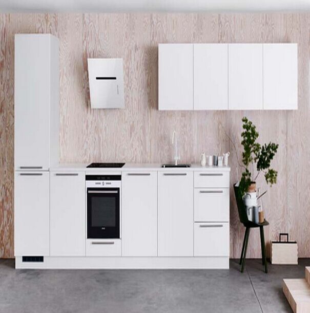 Waterproof Plywood Small Kitchen Cabinets with Glossy Lacqure Doors (customized)