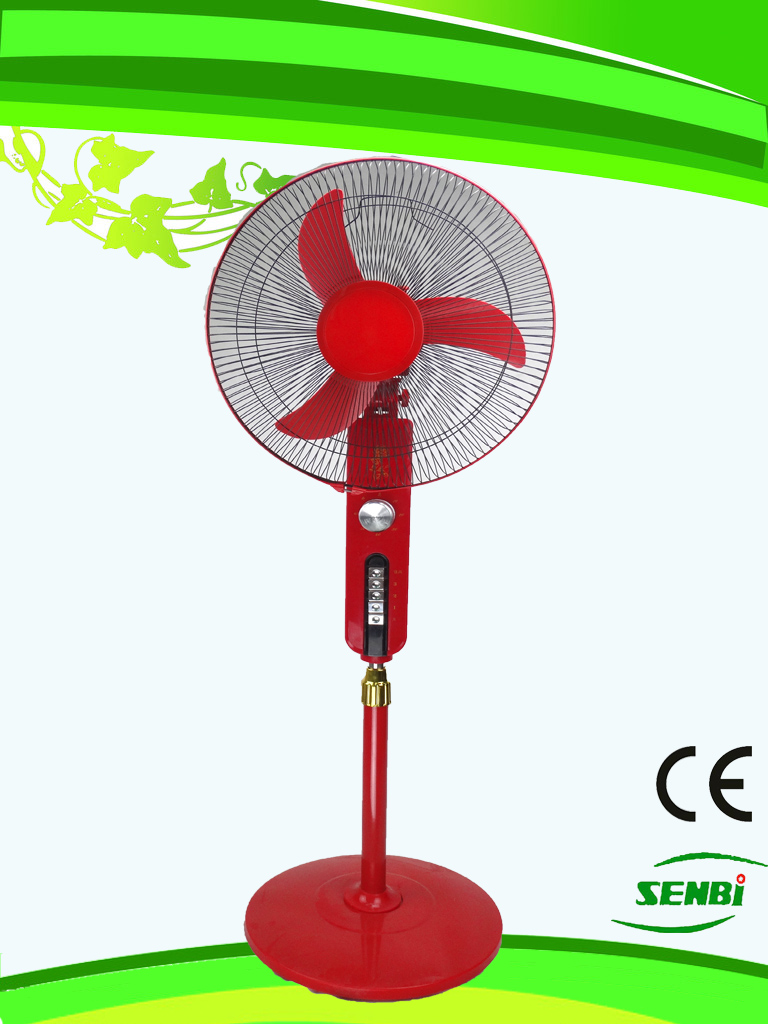 AC110V 16 Inches Stand Fan Red Big Timer (SB-S-AC16O)