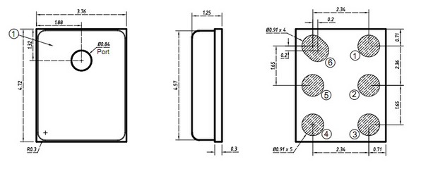 Fbem54 Hot Sell High Sensitivity Mems Silicon Electret Condenser Mic for Mobile Phone (FBELE)