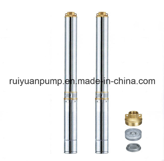 4 Inches 1.1KW Power Saving Brass Outlet Copper Wire Electric Stainless Steel Deep Well Pump for Agriculture