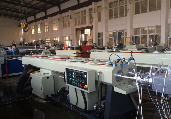 PVC Wire Protection Pipe Extrusion Machine