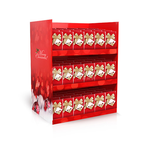 Pop Chirstmas Cardboard Display, Store Paper Display Stand