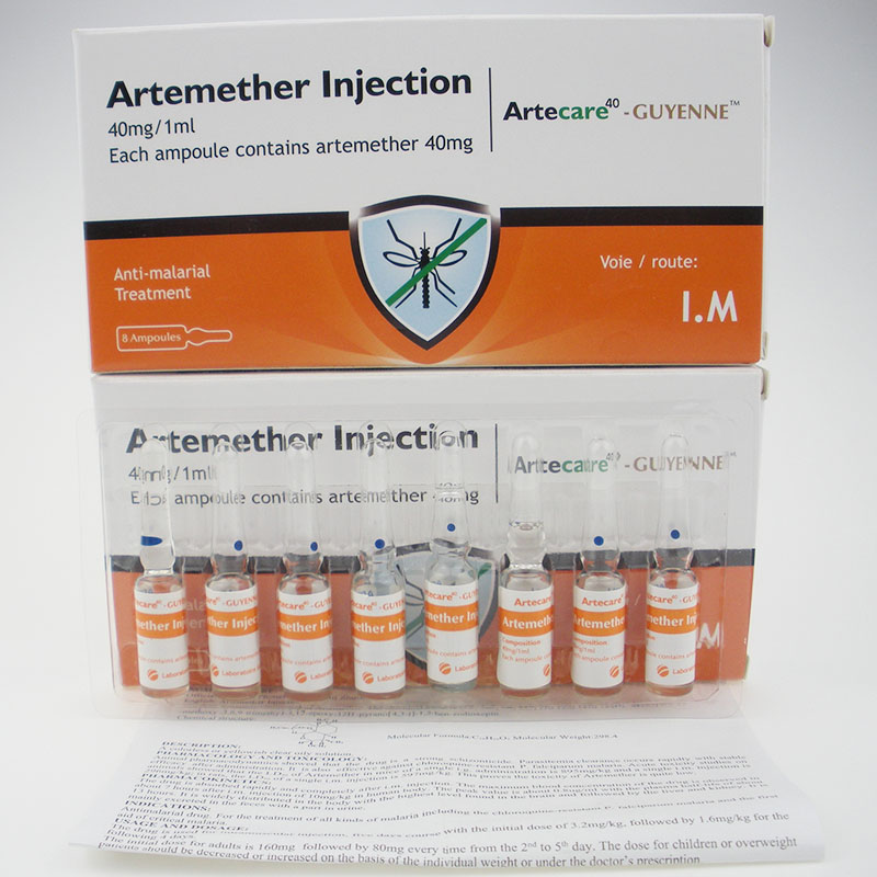 Factory Price GMP Antimalarial Finished Injection Artemisinin Injection