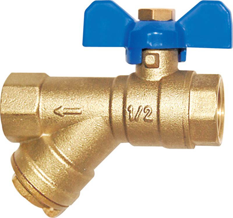 Brass Ball Valve with Y Strainer (a. 0134)